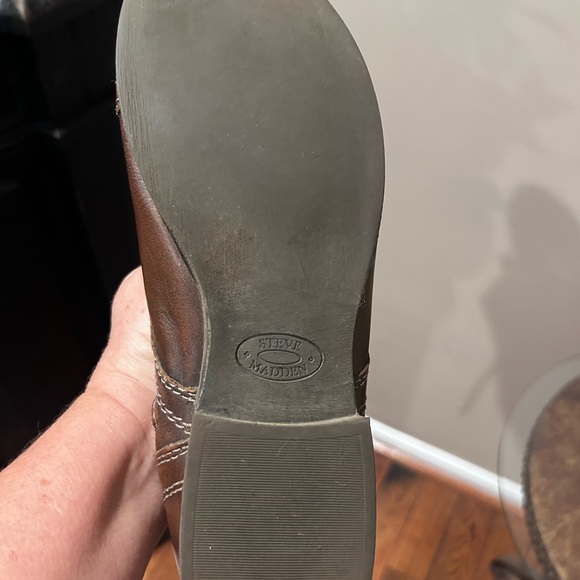 Steve Madden Combat Boots in Brown - Picture 9 of 9